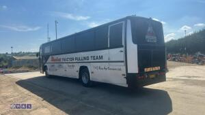 1980 VOLVO B58-60 tractor pulling bus / racing bus c/w garage to the rear & living quarters to the front, full rear lift door, internal rear winch, leisure batteries, 5 x bunk beds (KGY 432V)(taxation class HGV 16.5t)(V5 & plating certificate in office) - 3