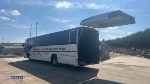 1980 VOLVO B58-60 tractor pulling bus / racing bus c/w garage to the rear & living quarters to the front, full rear lift door, internal rear winch, leisure batteries, 5 x bunk beds (KGY 432V)(taxation class HGV 16.5t)(V5 & plating certificate in office) - 7