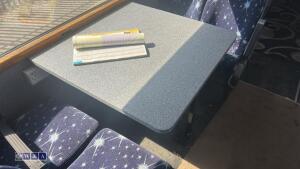 1980 VOLVO B58-60 tractor pulling bus / racing bus c/w garage to the rear & living quarters to the front, full rear lift door, internal rear winch, leisure batteries, 5 x bunk beds (KGY 432V)(taxation class HGV 16.5t)(V5 & plating certificate in office) - 38