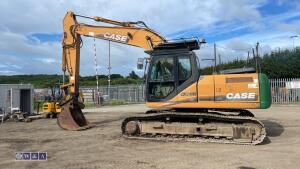 2011 CASE CX21B steel tracked excavator with bucket, Q/hitch & piped - 2