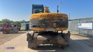 2009 JCB JS130W wheeled excavator (s/n P91060315) with blade, Q/hitch & piped - 4