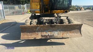 2009 JCB JS130W wheeled excavator (s/n P91060315) with blade, Q/hitch & piped - 10