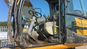 2009 JCB JS130W wheeled excavator (s/n P91060315) with blade, Q/hitch & piped - 19