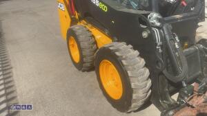 2012 JCB 155 ECO skidsteer (s/n WRKB1755611) with grapple bucket - 7
