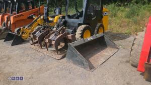 2012 JCB 155 ECO skidsteer (s/n WRKB1755611) with grapple bucket - 26