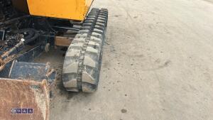 2022 JCB 16C rubber tracked excavator (s/n 3206050) with 3 buckets, blade, piped, expanding tracks & canopy - 13