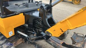 2022 JCB 16C rubber tracked excavator (s/n 3206050) with 3 buckets, blade, piped, expanding tracks & canopy - 15