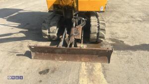 2019 JCB 15C rubber tracked excavator (s/n 2710400) with 3 buckets, blade, piped & canopy - 7