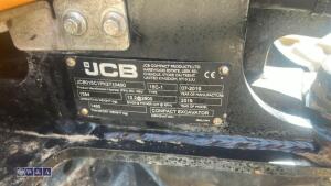 2019 JCB 15C rubber tracked excavator (s/n 2710400) with 3 buckets, blade, piped & canopy - 16