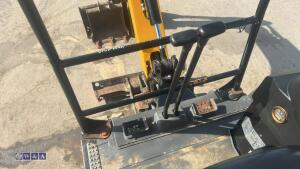 2019 JCB 15C rubber tracked excavator (s/n 2710400) with 3 buckets, blade, piped & canopy - 23
