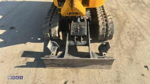 2022 JCB 8008 rubber tracked excavator (s/n 3165715) with 3 buckets, blade, piped, expanding tracks & ROPS - 12