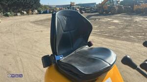 2022 JCB 8008 rubber tracked excavator (s/n 3165715) with 3 buckets, blade, piped, expanding tracks & ROPS - 22