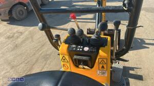 2022 JCB 8008 rubber tracked excavator (s/n 3165715) with 3 buckets, blade, piped, expanding tracks & ROPS - 23