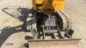 2022 JCB 8008 rubber tracked excavator (s/n 3165714) with 3 buckets, blade, piped, expanding tracks & ROPS - 9
