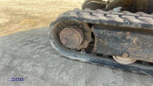 2022 JCB 8008 rubber tracked excavator (s/n 3165714) with 3 buckets, blade, piped, expanding tracks & ROPS - 23