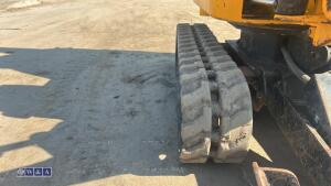 2022 JCB 8008 rubber tracked excavator (s/n 3165768) with 3 buckets, blade, piped, expanding tracks & ROPS - 13