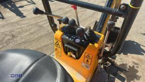 2022 JCB 8008 rubber tracked excavator (s/n 3165768) with 3 buckets, blade, piped, expanding tracks & ROPS - 23