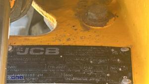 2022 JCB 8008 rubber tracked excavator (s/n 3165768) with 3 buckets, blade, piped, expanding tracks & ROPS - 26