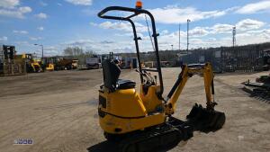 2022 JCB 8008 rubber tracked excavator (s/n 3090669) c/w 3 x buckets, blade, piped, expanding tracks & ROPS - 6