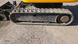 2022 JCB 8008 rubber tracked excavator (s/n 3090669) c/w 3 x buckets, blade, piped, expanding tracks & ROPS - 9