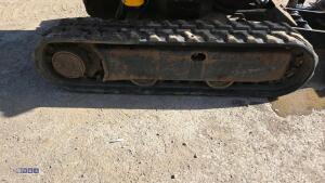 2022 JCB 8008 rubber tracked excavator (s/n 3090669) c/w 3 x buckets, blade, piped, expanding tracks & ROPS - 11