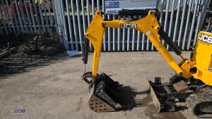 2022 JCB 8008 rubber tracked excavator (s/n 3090669) c/w 3 x buckets, blade, piped, expanding tracks & ROPS - 18