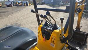 2022 JCB 8008 rubber tracked excavator (s/n 3090669) c/w 3 x buckets, blade, piped, expanding tracks & ROPS - 25