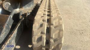 2022 JCB 8008 rubber tracked excavator (s/n 3165643) with 3 buckets, blade, piped, expanding tracks & ROPS - 13
