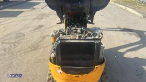2022 JCB 8008 rubber tracked excavator (s/n 3165643) with 3 buckets, blade, piped, expanding tracks & ROPS - 17