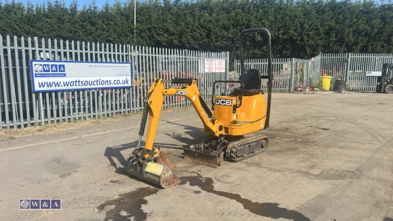 2021 JCB 8008 rubber tracked excavator (s/n 3041780) with 3 buckets, blade, piped, expanding tracks & ROPS