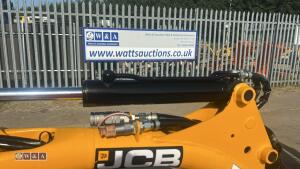 2021 JCB 8008 rubber tracked excavator (s/n 3041780) with 3 buckets, blade, piped, expanding tracks & ROPS - 11