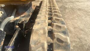 2021 JCB 8008 rubber tracked excavator (s/n 3041780) with 3 buckets, blade, piped, expanding tracks & ROPS - 13