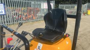 2021 JCB 8008 rubber tracked excavator (s/n 3041802) with 3 buckets, blade, piped, expanding tracks & ROPS - 13