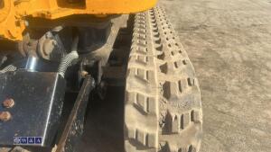 2021 JCB 8008 rubber tracked excavator (s/n 3041802) with 3 buckets, blade, piped, expanding tracks & ROPS - 16