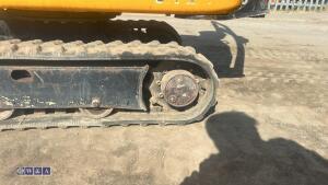 2021 JCB 8008 rubber tracked excavator (s/n 3041802) with 3 buckets, blade, piped, expanding tracks & ROPS - 17
