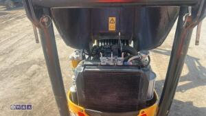 2021 JCB 8008 rubber tracked excavator (s/n 3041802) with 3 buckets, blade, piped, expanding tracks & ROPS - 21