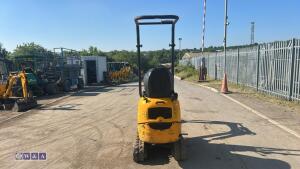 2021 JCB 8008 rubber tracked excavator (s/n 3090466) with 3 buckets, blade, piped, expanding tracks & ROPS - 5