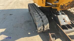 2021 JCB 8008 rubber tracked excavator (s/n 3090466) with 3 buckets, blade, piped, expanding tracks & ROPS - 13