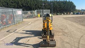 2021 JCB 8008 rubber tracked excavator (s/n 3090466) with 3 buckets, blade, piped, expanding tracks & ROPS - 19