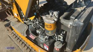 2021 JCB 8008 rubber tracked excavator (s/n 3090466) with 3 buckets, blade, piped, expanding tracks & ROPS - 21