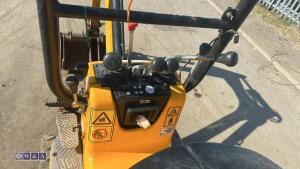 2021 JCB 8008 rubber tracked excavator (s/n 3090466) with 3 buckets, blade, piped, expanding tracks & ROPS - 23