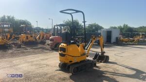 2021 JCB 8008 rubber tracked excavator (s/n 3090453) with 3 buckets, blade, piped, expanding tracks & ROPS - 5