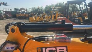 2021 JCB 8008 rubber tracked excavator (s/n 3090453) with 3 buckets, blade, piped, expanding tracks & ROPS - 10
