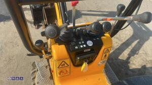 2021 JCB 8008 rubber tracked excavator (s/n 3090453) with 3 buckets, blade, piped, expanding tracks & ROPS - 18