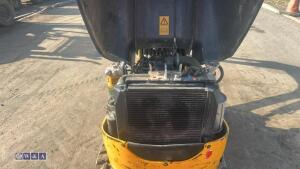 2021 JCB 8008 rubber tracked excavator (s/n 3090453) with 3 buckets, blade, piped, expanding tracks & ROPS - 20