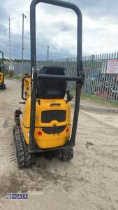 2021 JCB 8008 rubber tracked excavator (s/n 3041743) with 3 buckets, blade, piped, expanding tracks & ROPS - 4