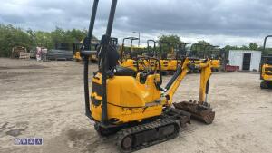 2021 JCB 8008 rubber tracked excavator (s/n 3041743) with 3 buckets, blade, piped, expanding tracks & ROPS - 5