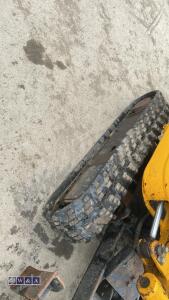 2021 JCB 8008 rubber tracked excavator (s/n 3041743) with 3 buckets, blade, piped, expanding tracks & ROPS - 10