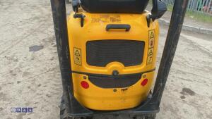 2021 JCB 8008 rubber tracked excavator (s/n 3041743) with 3 buckets, blade, piped, expanding tracks & ROPS - 16
