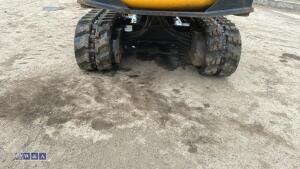 2021 JCB 8008 rubber tracked excavator (s/n 3041743) with 3 buckets, blade, piped, expanding tracks & ROPS - 17